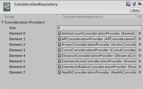 Exemplar ConsiderationRepository inspector